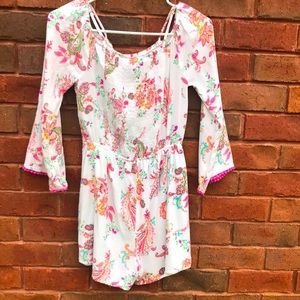 A romper that is a size girls 16 has only been worn twice and is so cute!!!!